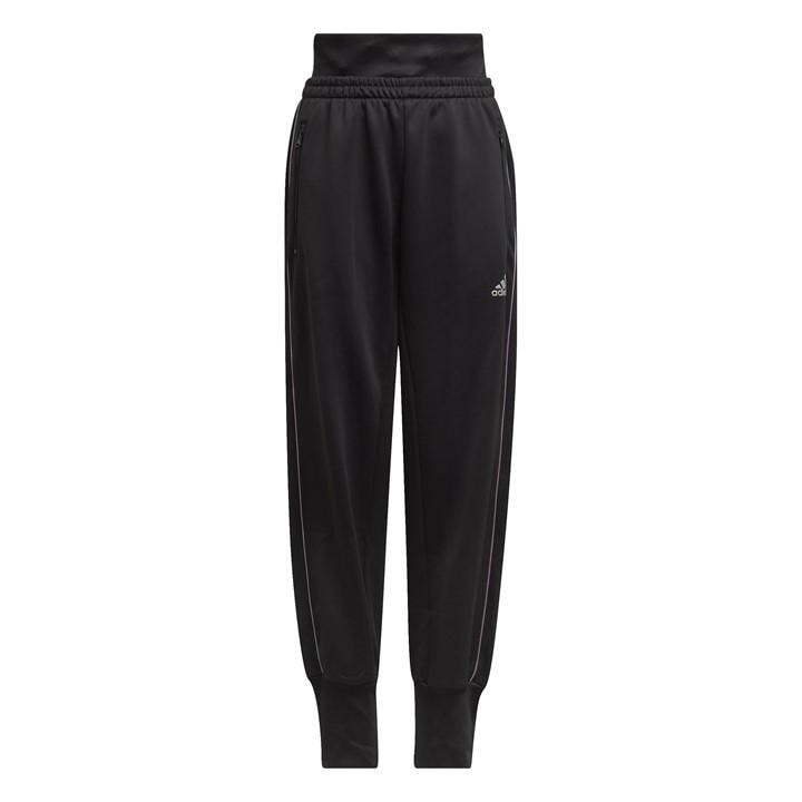 Adidas Girls Black Winter Glam Fleece Loose Joggers  in Size 9 - 10 Years, Sports Direct