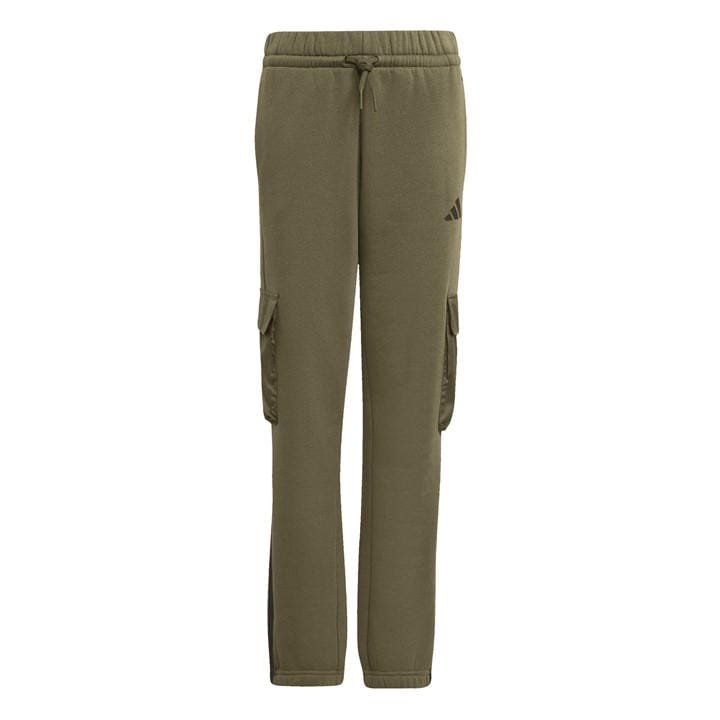 Adidas Boys Green Utility Fleece Cargo Joggers  in Size 13 - 14 Years, Sports Direct