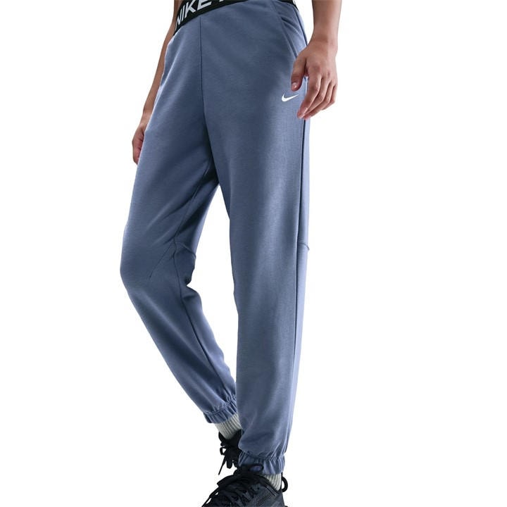 Nike Girls Blue Pro Dri-Fit Jogging Bottoms  in Size L, Sports Direct