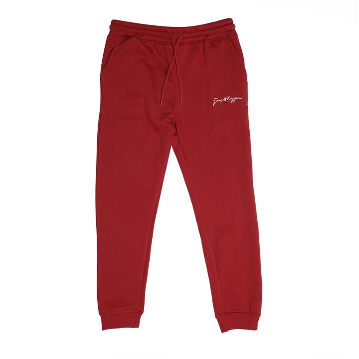 Hype  Kids Red ' Closed Hem Fleece Joggers in Size 14 Years, Sports Direct