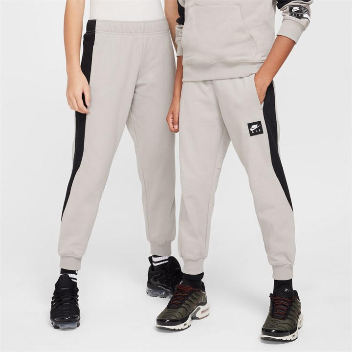 Nike  Kids Grey ' Closed Hem Fleece Joggers in Size 9 - 10 Years, Sports Direct