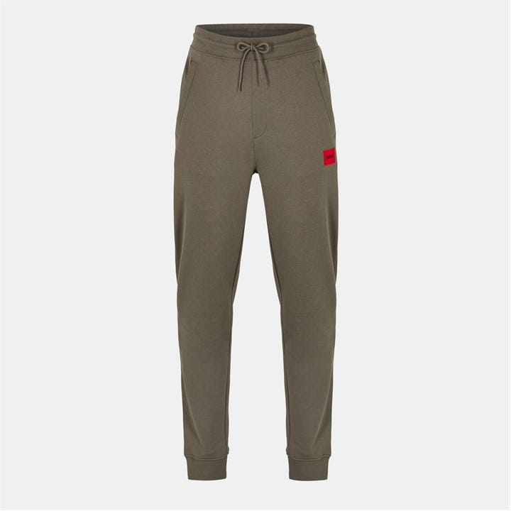 Hugo Men's Grey Doak Closed Hem Jogging Bottoms With Logo Detail in Size XL, Sports Direct
