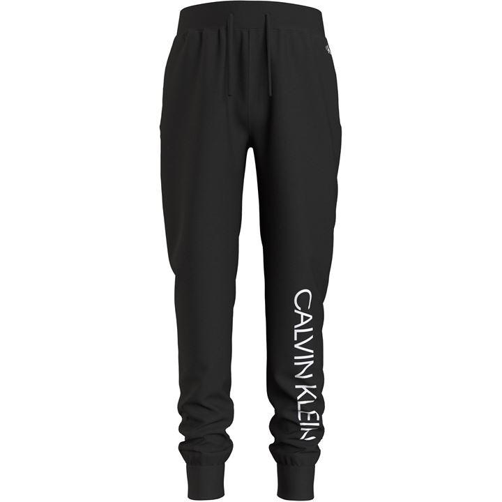Calvin Klein Boys Black Institutional Jogging Pants  in Size 8 - 9 Years, Sports Direct