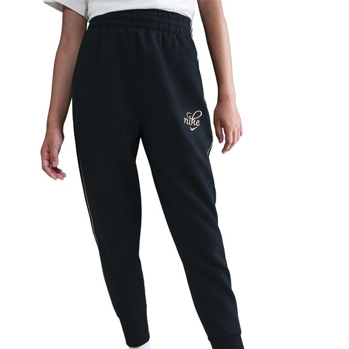 Nike Girls Black G Nsw Clb Flc O in Size 6, Sports Direct