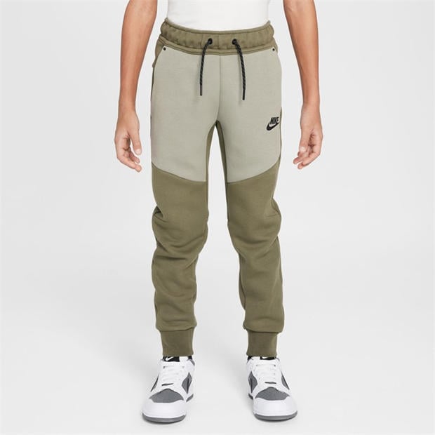 Medium Olive - Nike - Sportswear Tech Fleece Big Kids' Pants