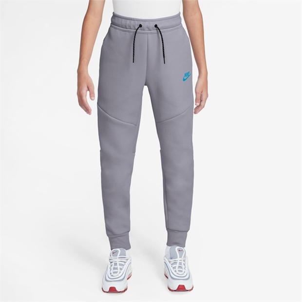 Steel/Blue - Nike - Sportswear Tech Fleece Big Kids' Pants