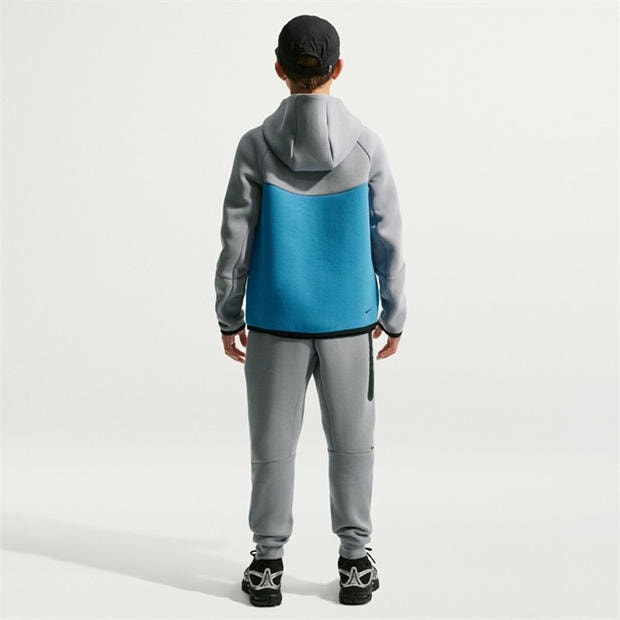 Steel/Blue - Nike - Sportswear Tech Fleece Big Kids' Pants