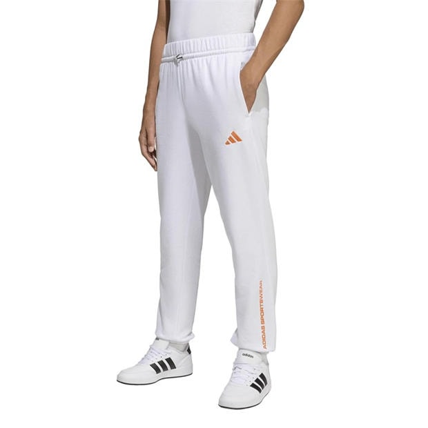 White - adidas - Kids' Fleece Joggers
