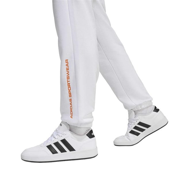 White - adidas - Kids' Fleece Joggers