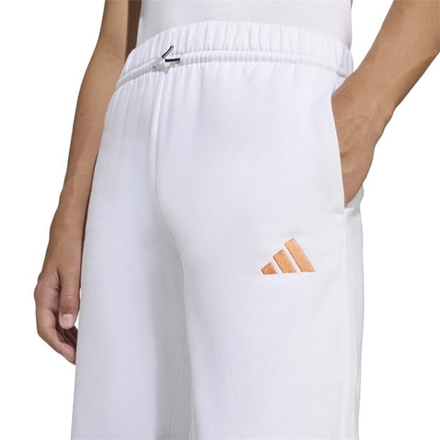 White - adidas - Kids' Fleece Joggers