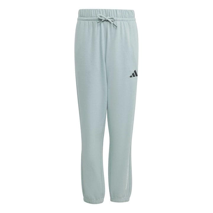 Adidas Boys Green Kids' Fleece Joggers in Size 11 - 12 Years, Sports Direct