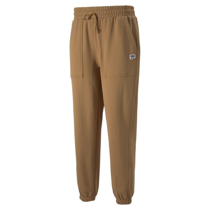 Puma Men's Brown Fleeced Jogging Bottoms in Size XS, Sports Direct