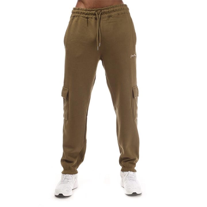 Hype  Green  Cargo Closed Hem Fleece Joggers in Size 2XS, Sports Direct