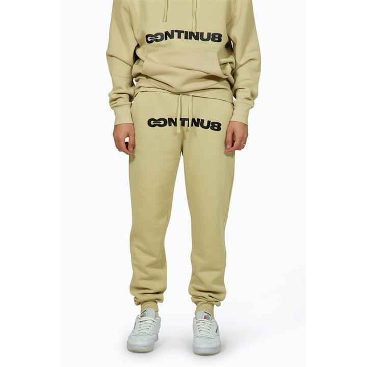 Hype Men's Beige Boxy Closed Hem Fleece Jogger in Size 2XS, Sports Direct