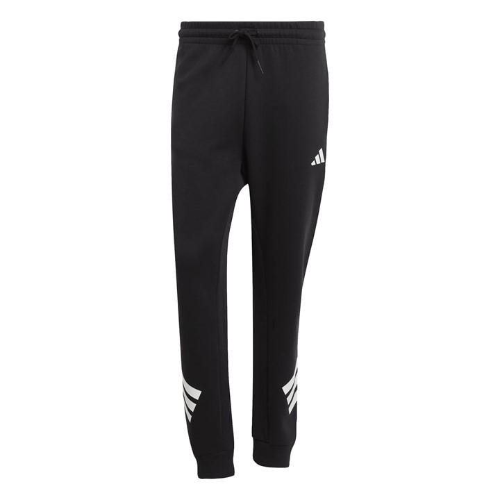 Adidas Men's Black Closed Hem Fleece Joggers in Size 2XL, Sports Direct