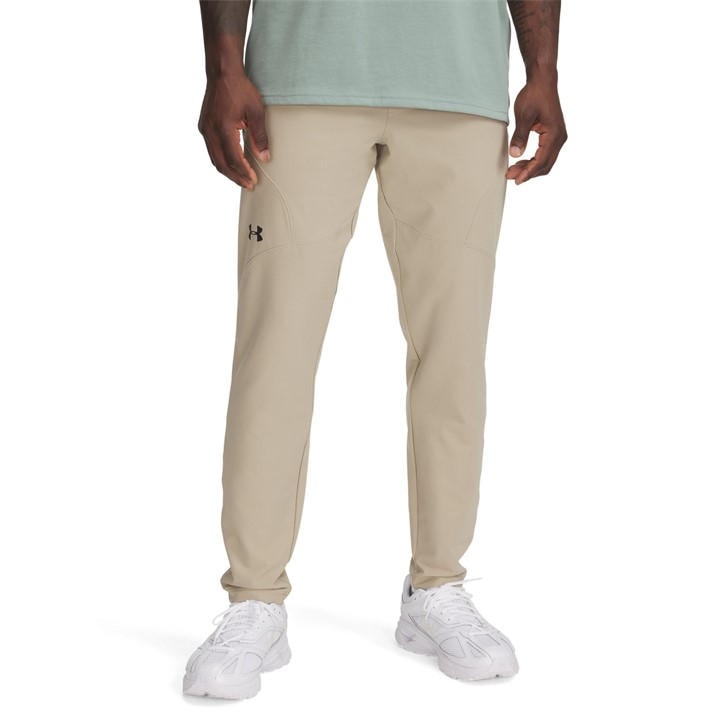 Under Armour Men' Brown Under Unstoppable Tapered Jogging Bottoms in Size S, Sports Direct