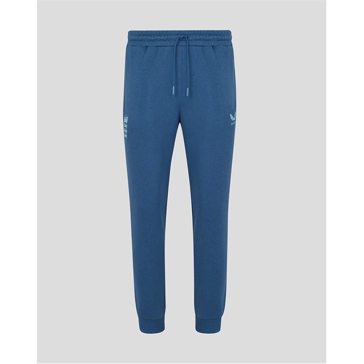 Castore Men's Blue Closed Hem Fleece Joggers in Size M, Sports Direct