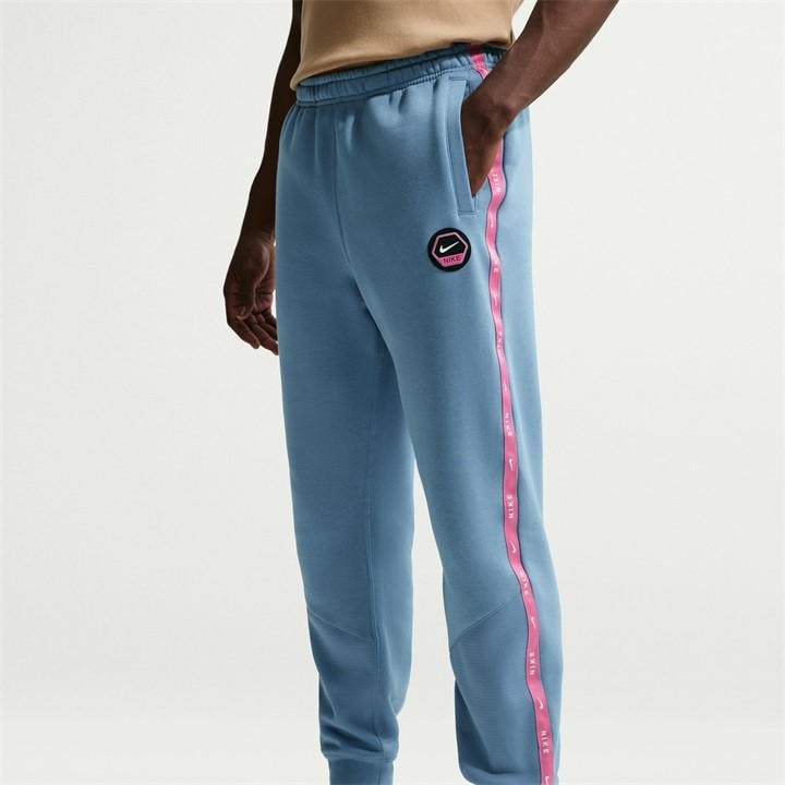 Nike Men's Blue Closed Hem Fleece Joggers in Size L, Sports Direct