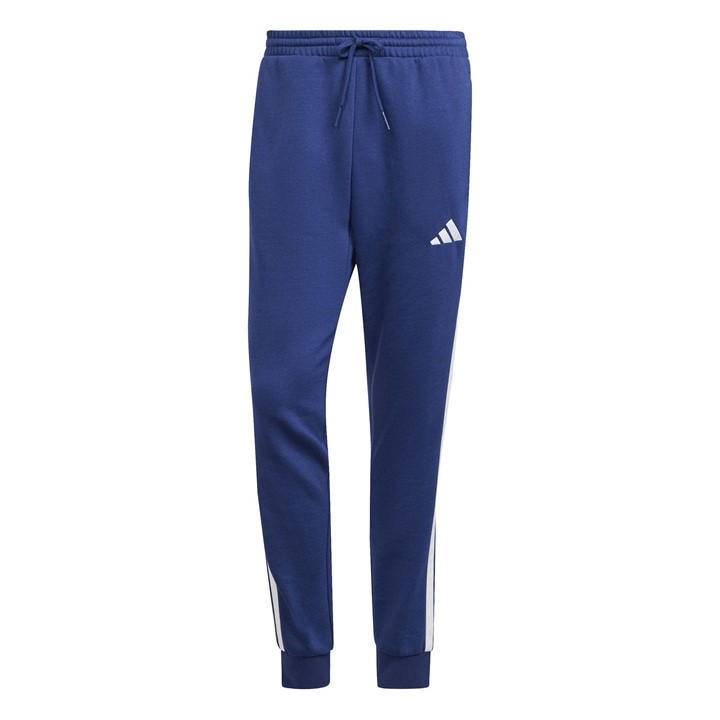 Adidas Men's Blue Fleece Joggers in Size L, Sports Direct