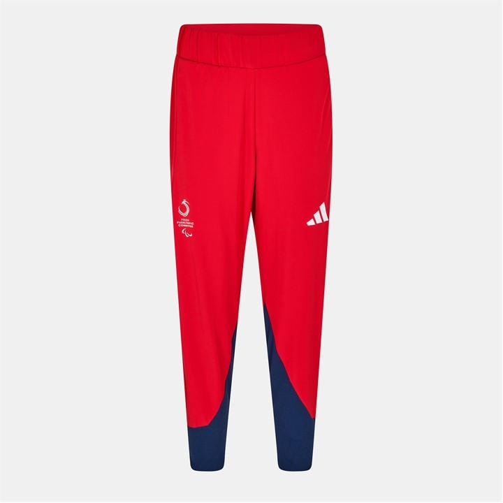 Adidas Men's Red Closed Hem Fleece Joggers in Size XS, Sports Direct