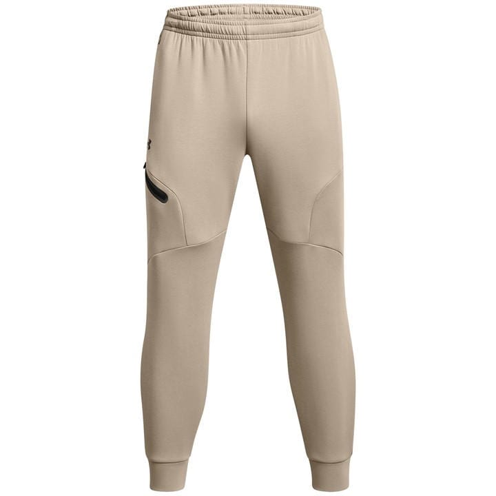 Under Armour Men's Brown Unstoppable Fleece Joggers in Size XS, Sports Direct
