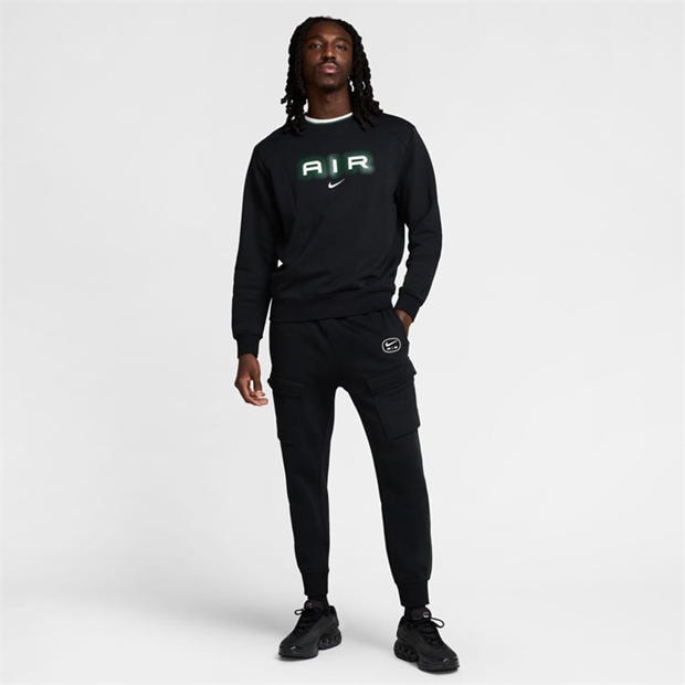 Black/Fir - Nike - M NSW SW AIR CARGO PANT FLC BB