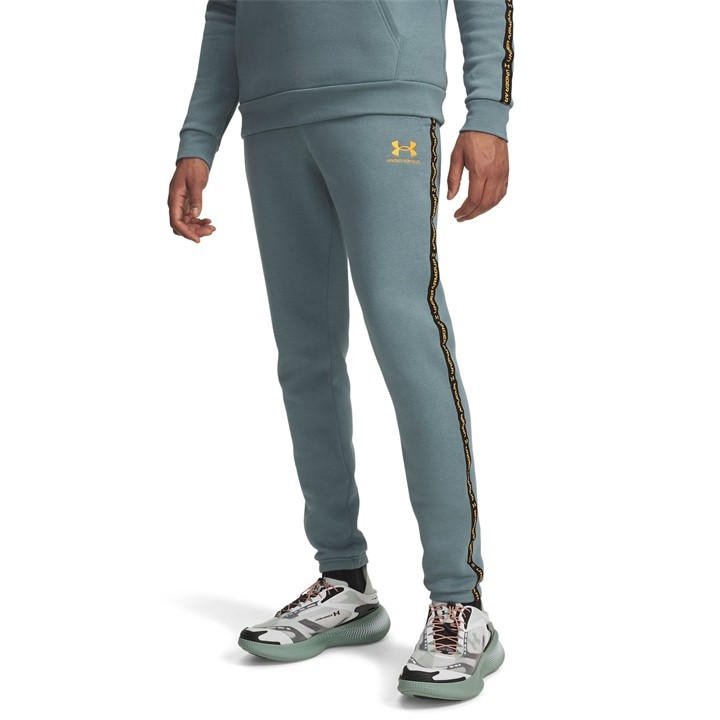Under Armour Men's Blue Icon Fleece Taping Joggers Large