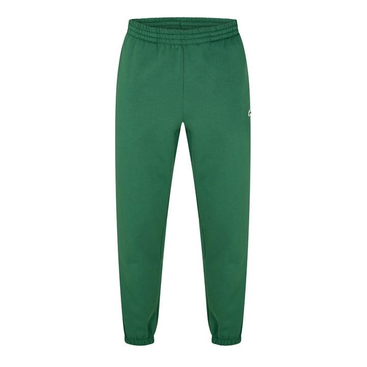 Lacoste Men' Green Basic Fleece Jogging Bottoms in Size S, Sports Direct