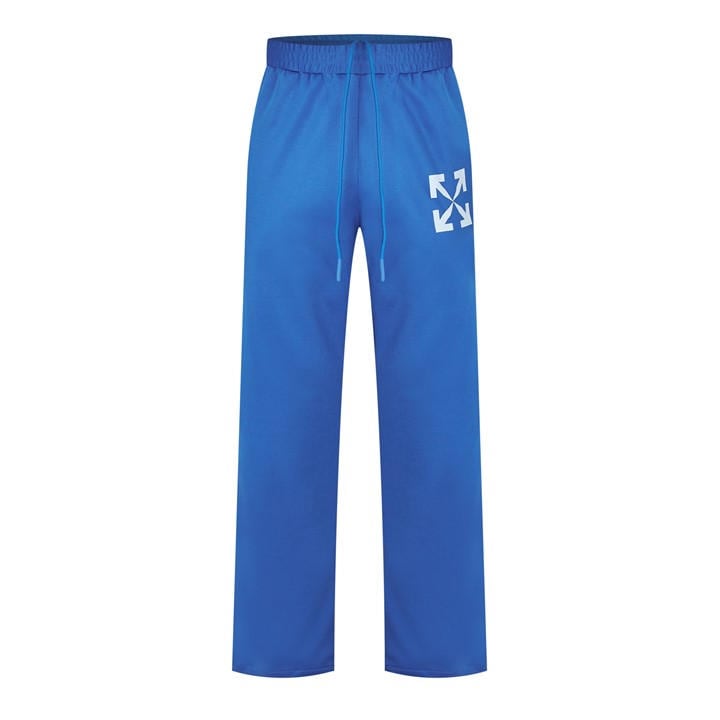 Off White Men's Blue Arrow Jogging Bottoms, Closed Hem Fleece Trousers in Size XS, Sports Direct