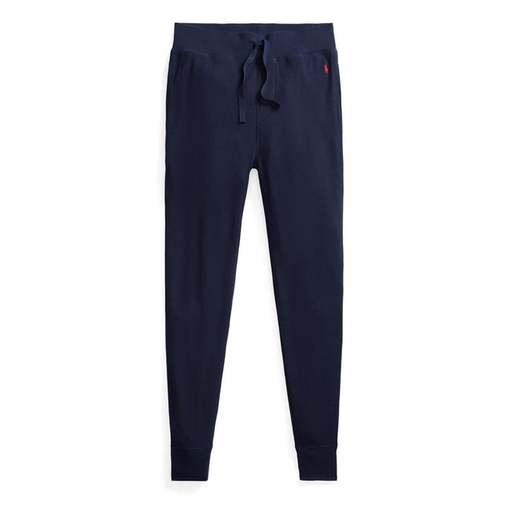 Polo Ralph Lauren Men's Blue Waffle Jogging Bottoms 2XL