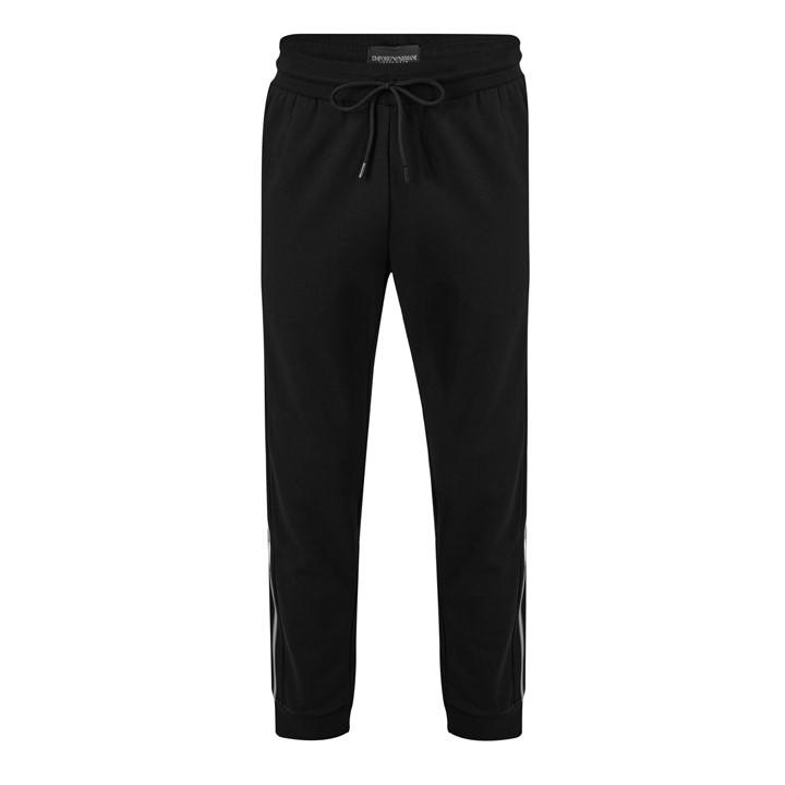 Emporio Armani Men's Black Emporio Terry Jogger Sn64 in Size M, Sports Direct