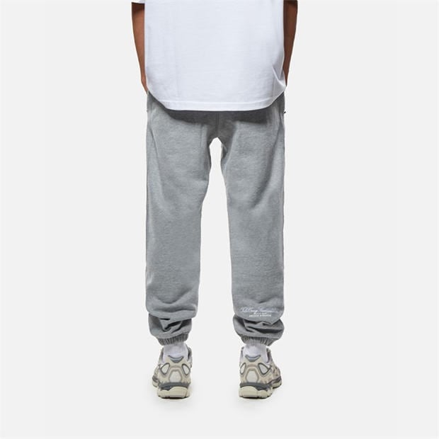 Grey Marl - TELA CRUZ - Men's Studio Closed Hem Fleece Joggers