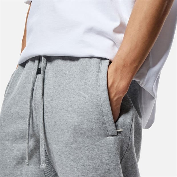 Grey Marl - TELA CRUZ - Men's Studio Closed Hem Fleece Joggers