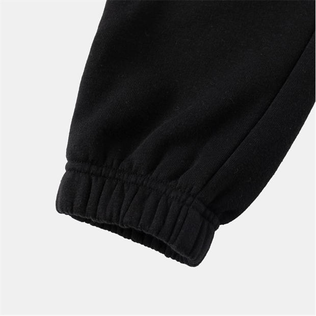 Black/Pink - Jack Wills - Kids JW Loose Fit Closed Hem Fleece Joggers