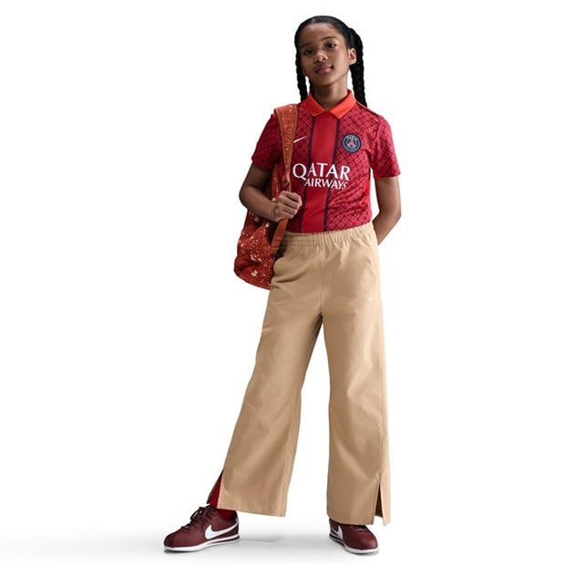 Hemp/White - Nike - Kids' Open Hem Woven Joggers