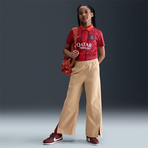 Hemp/White - Nike - Kids' Open Hem Woven Joggers