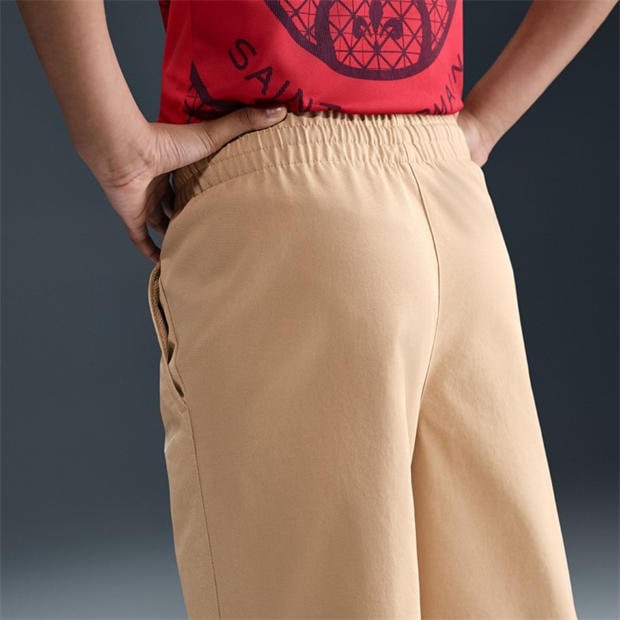 Hemp/White - Nike - Kids' Open Hem Woven Joggers