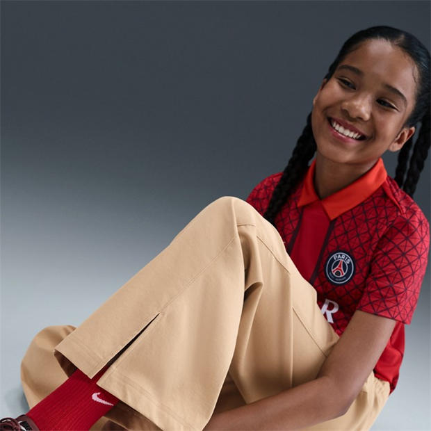 Hemp/White - Nike - Kids' Open Hem Woven Joggers