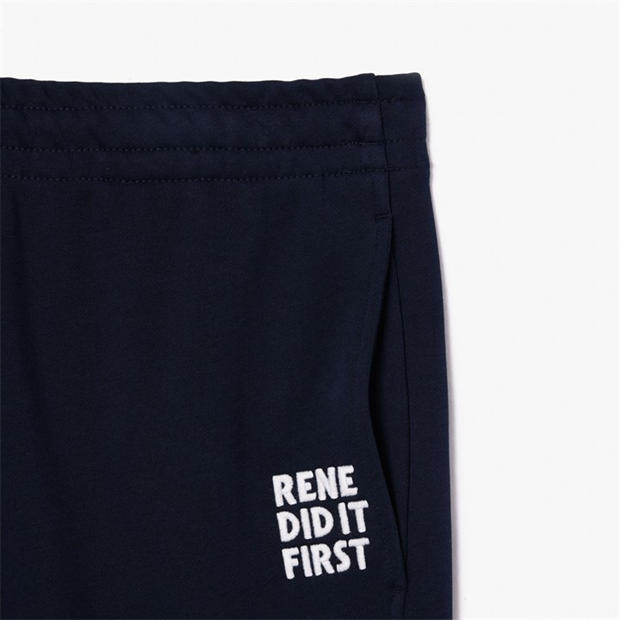 Navy Blue - Lacoste - Men's Closed Hem Woven Tracksuit Joggers