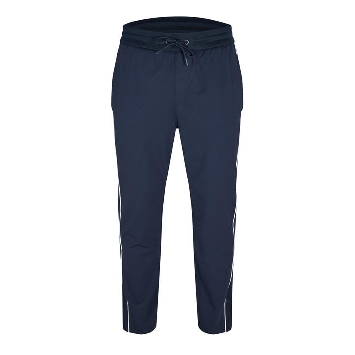 Boss Men' Blue Lamont Closed Hem Woven Tracksuit Joggers in Size S, Sports Direct