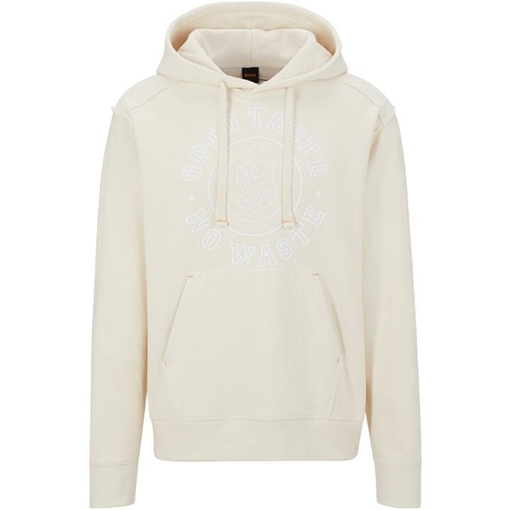 Boss Men' White Wecirco Closed Hem Woven Tracksuit Joggers in Size S, Sports Direct