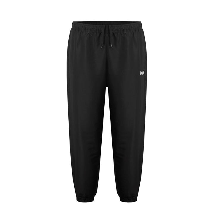Lonsdale Men's Black Essential Ch Woven Jogging Bottoms in Size 4XL, Sports Direct