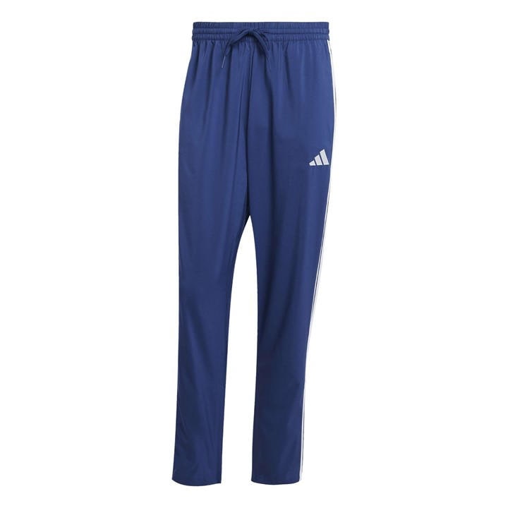 Adidas Men' Blue Stanford Open Hem Woven Joggers in Size S, Sports Direct