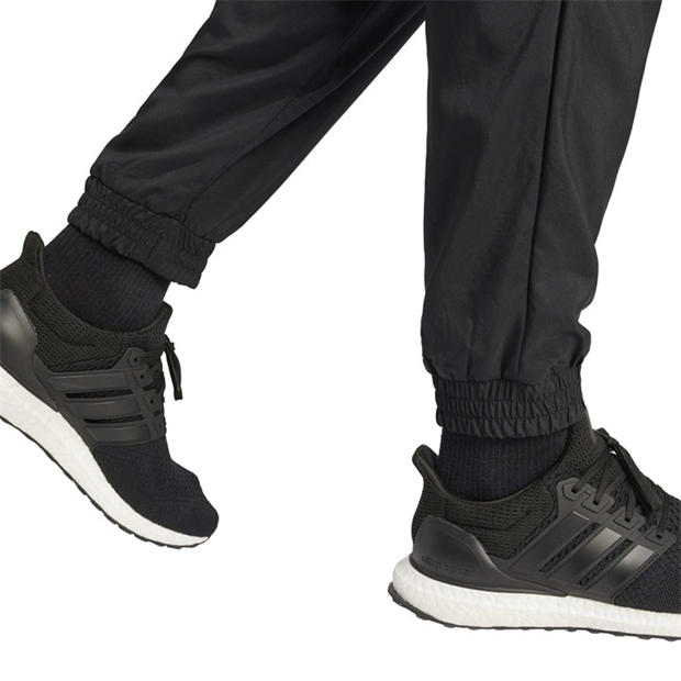 Black/White - adidas - Men's Stanford Open Hem Woven Joggers