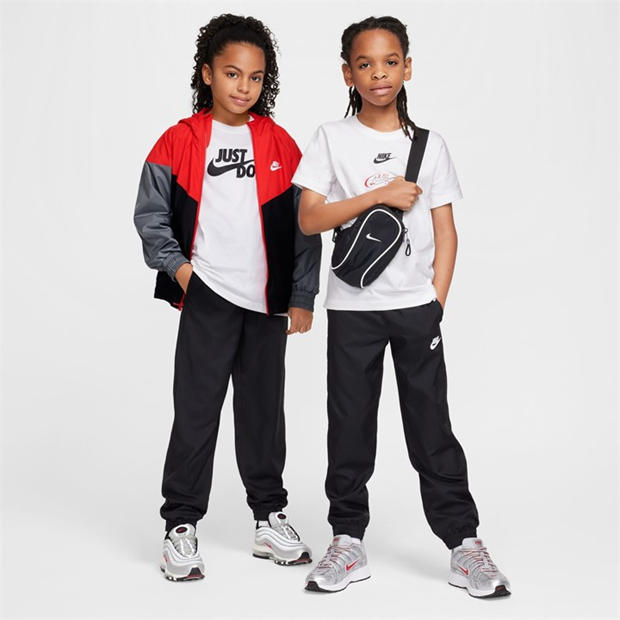 Black/White - Nike - Nike K Nsw Clb Wvn J Jn99