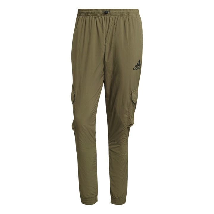Adidas Men' Green Tech Tracksuit Bottoms  in Size S, Sports Direct