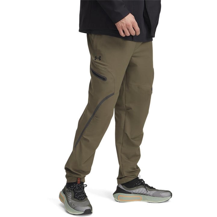 Under Armour Men's Green Unstop Cargo Closed Hem Woven Joggers in Size XL, Sports Direct