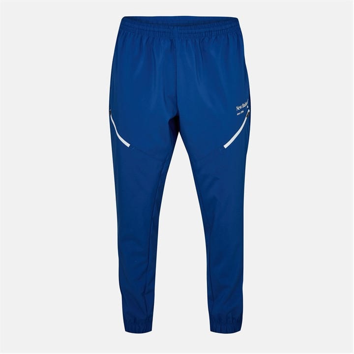 New Balance Men's Blue Closed Hem Woven Joggers in Size L, Sports Direct
