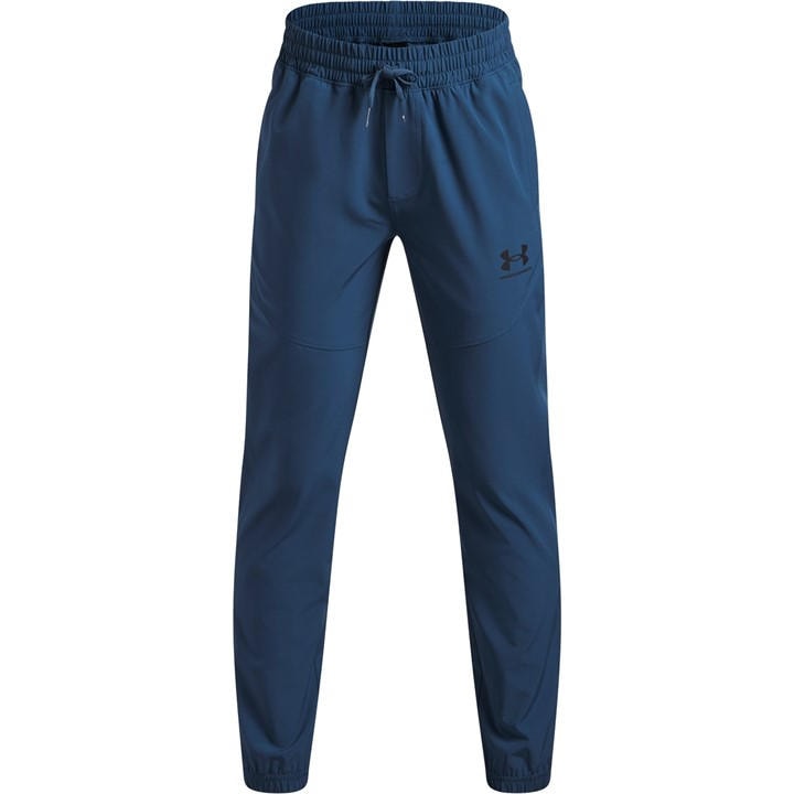 Under Armour Boys Blue Ua Vibe Woven Joggers in Size 13 - 14 Years, Sports Direct