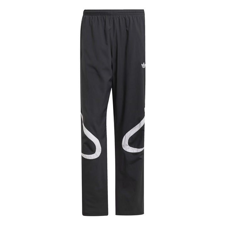 Adidas Originals Men's Black Teamgeist Tp Open Hem Woven Tracksuit Joggers in Size L, Sports Direct